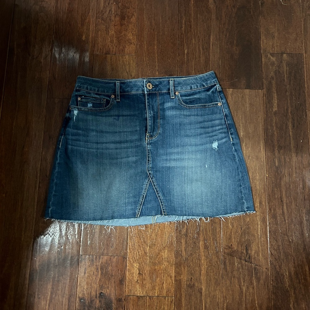 American Rag Blue Denim A-Line Skirt